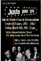 JUSTE POUR RIRE, 2015