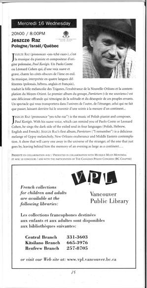   FESTIVAL D'ÉTÉ, 1999   , page 17