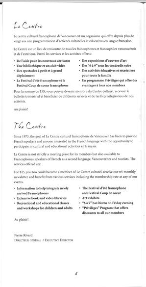   FESTIVAL D'ÉTÉ, 1999   , page 10