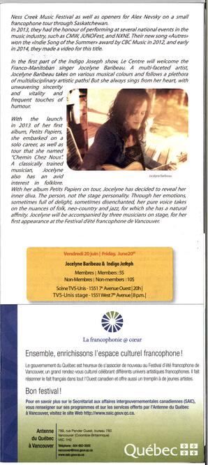   FESTIVAL D'ÉTÉ, 2014   , page 9