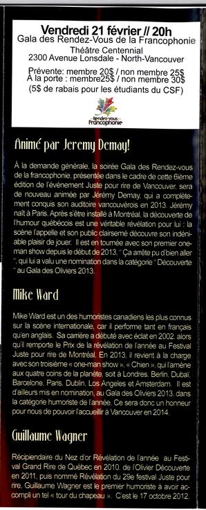   JUSTE POUR RIRE, 2014   , page 3