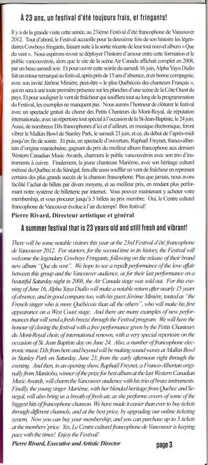   FESTIVAL D'ÉTÉ, 2012   , page 3