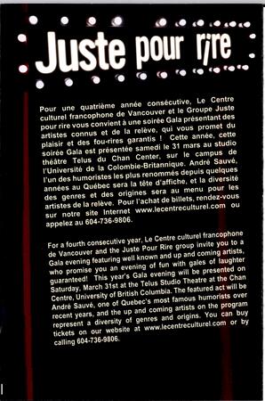   JUSTE POUR RIRE, 2012   , page 3