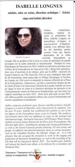  VANCOUVER SYMPHONIQUE, 2011   , page 9