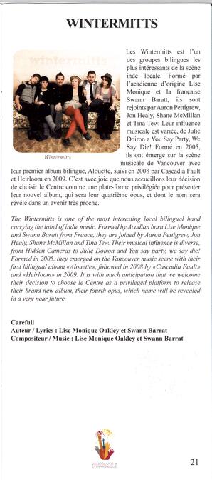   VANCOUVER SYMPHONIQUE, 2011   , page 21