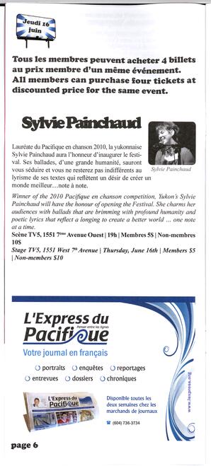   FESTIVAL D'ÉTÉ, 2011   , page 6