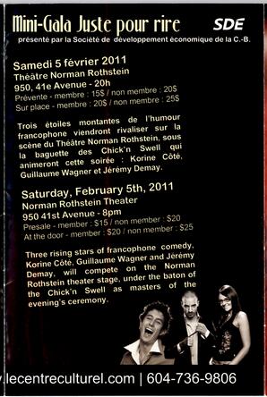   JUSTE POUR RIRE, 2011   , page 4