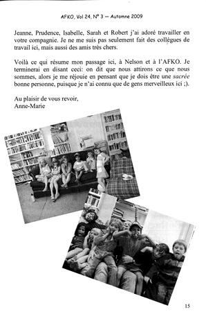   LA VOIX DES KOOTENAYS, 2009   , page 15