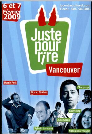   JUSTE POUR RIRE, 2009   , page 1