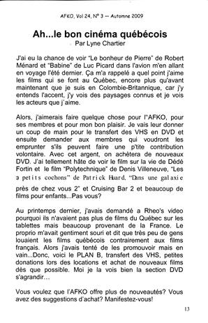   LA VOIX DES KOOTENAYS, 2009   , page 13