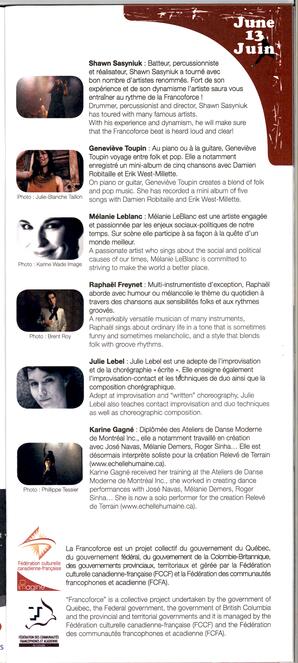   FESTIVAL D'ÉTÉ, 2008   , page 11