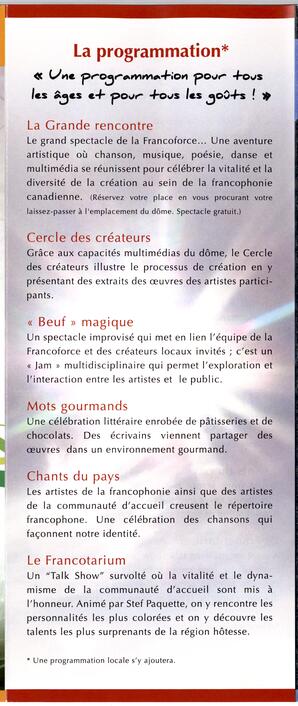   FRANCOFORCE, 2008   , page 8