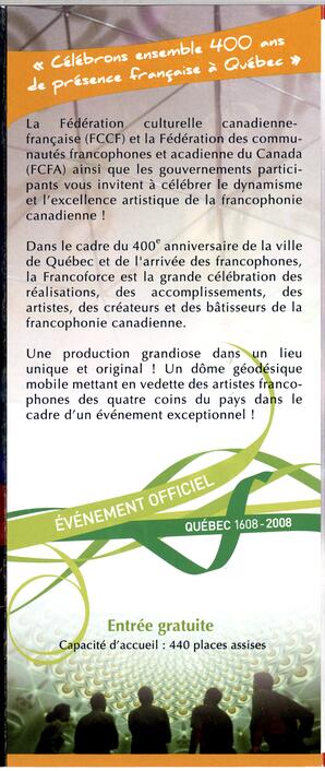   FRANCOFORCE, 2008   , page 7
