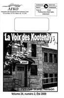 LA VOIX DES KOOTENAYS, 2009