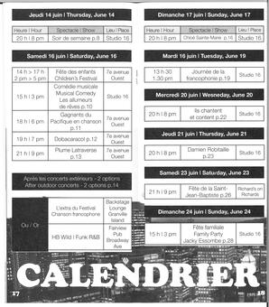  FESTIVAL D'ÉTÉ, 2007   , page 17