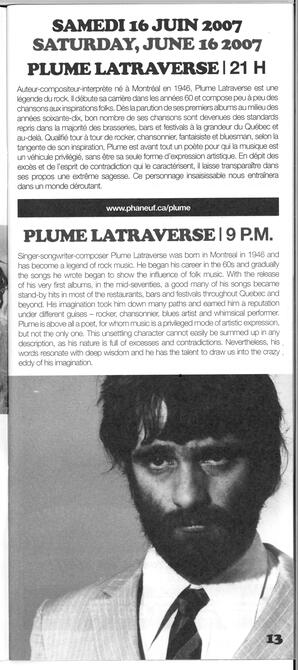   FESTIVAL D'ÉTÉ, 2007   , page 13