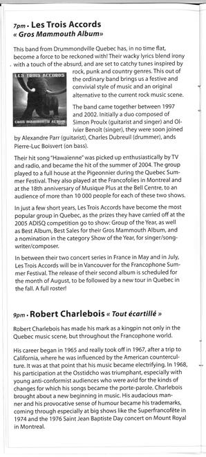   FESTIVAL D'ÉTÉ, 2006   , page 28