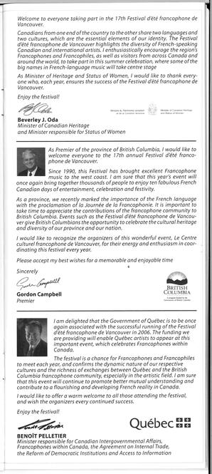   FESTIVAL D'ÉTÉ, 2006   , page 23