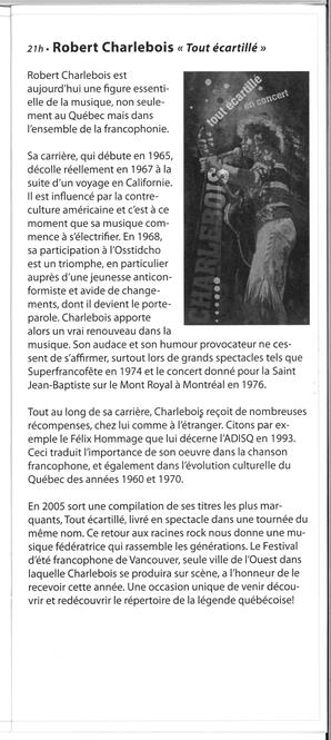   FESTIVAL D'ÉTÉ, 2006   , page 11