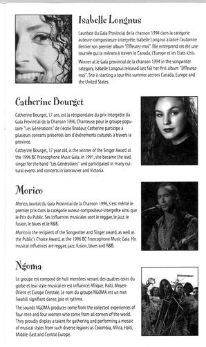   FESTIVAL D'ÉTÉ, 1996   , page 9