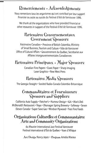   FESTIVAL D'ÉTÉ, 1996   , page 4