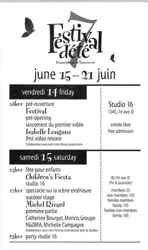   FESTIVAL D'ÉTÉ, 1996   , page 10