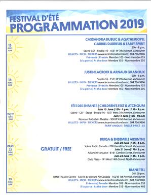   BULLETIN LE CENTRE, 2019   , page 2