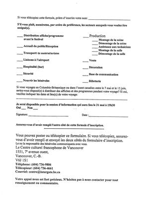   BULLETIN LE CENTRE, 1999   , page 5