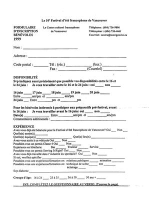   BULLETIN LE CENTRE, 1999   , page 4