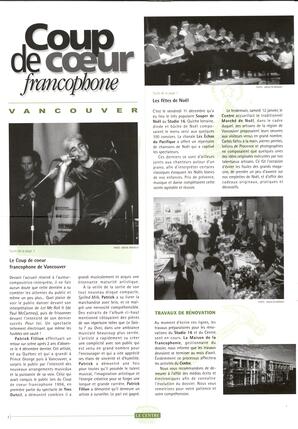   BULLETIN LE CENTRE, 1999   , page 2