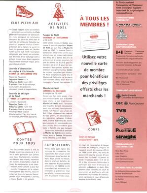   BULLETIN LE CENTRE, 1998-1999   , page 7