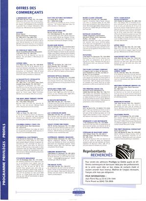   BULLETIN LE CENTRE, 1998   , page 6