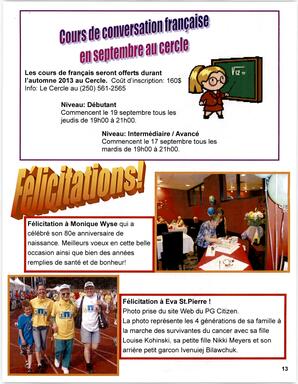   LE COIN DU PARC, 2013   , page 13
