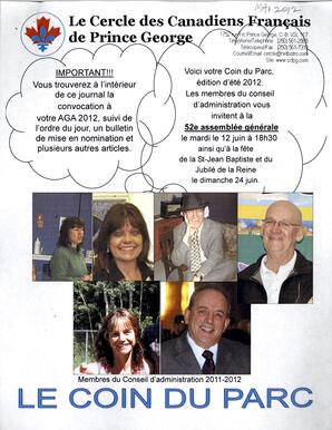   LE COIN DU PARC, 2012   , page 1
