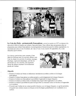   LE COIN DU PARC, 2001   , page 4
