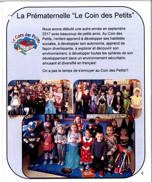   LE COIN DU PARC, 2017-2018   , page 5