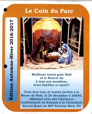   LE COIN DU PARC, 2016-2017   , page 1