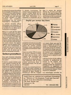   NOS AFFAIRES, 1991   , page 5