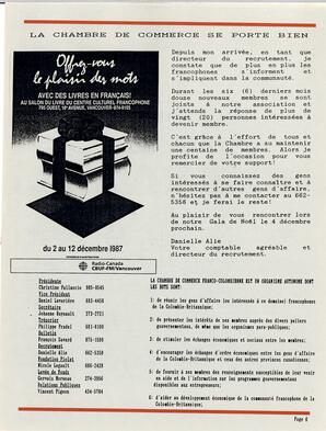   NOS AFFAIRES, 1988   , page 6