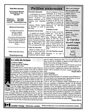   LE PETIT JOURNAL FRANCOPHONE, 2003   , page 10