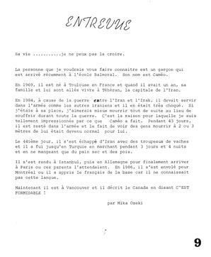   LA GRENOUILLÈRE EN BALLADE, 1987   , page 9