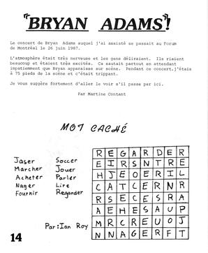   LA GRENOUILLÈRE EN BALLADE, 1987   , page 14
