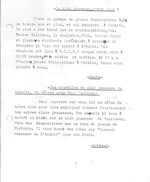   LA GRENOUILLÈRE EN BALLADE, 1987   , page 3
