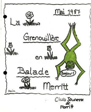   LA GRENOUILLÈRE EN BALLADE, 1987   , page 1