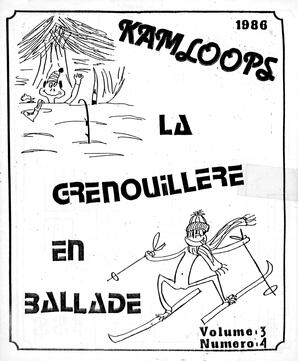   LA GRENOUILLÈRE EN BALLADE, 1986   , page 1