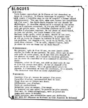   LA GRENOUILLÈRE EN BALLADE, 1985   , page 6