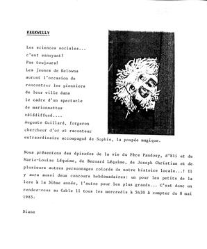   JOURNAL JEUNESSE, 1985   , page 4