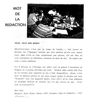   JOURNAL JEUNESSE, 1985   , page 2