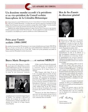   BULLETIN - CSFCB, 1998   , page 2