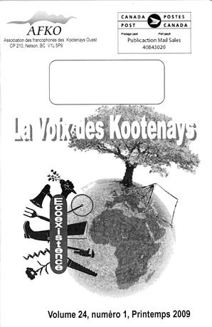   LA VOIX DES KOOTENAYS, 2009   , page 1